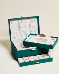 Denise corduroy velvet jewelry box