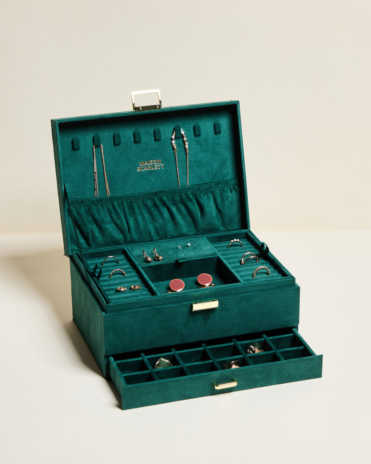 Denise velvet jewelry box