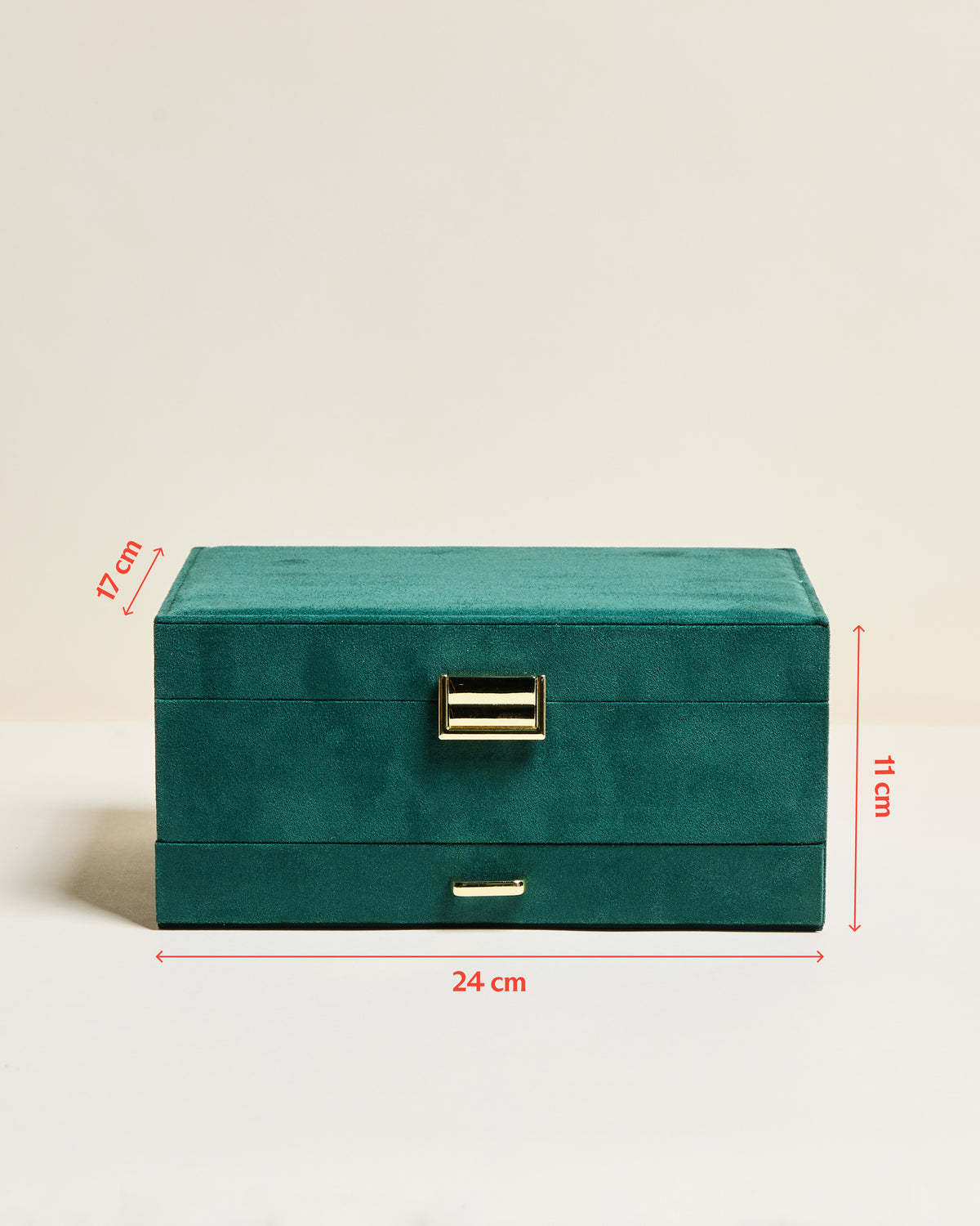 Denise velvet jewelry box