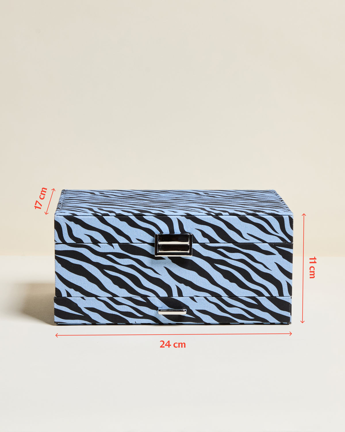 Denise Zebra Jewelry Box