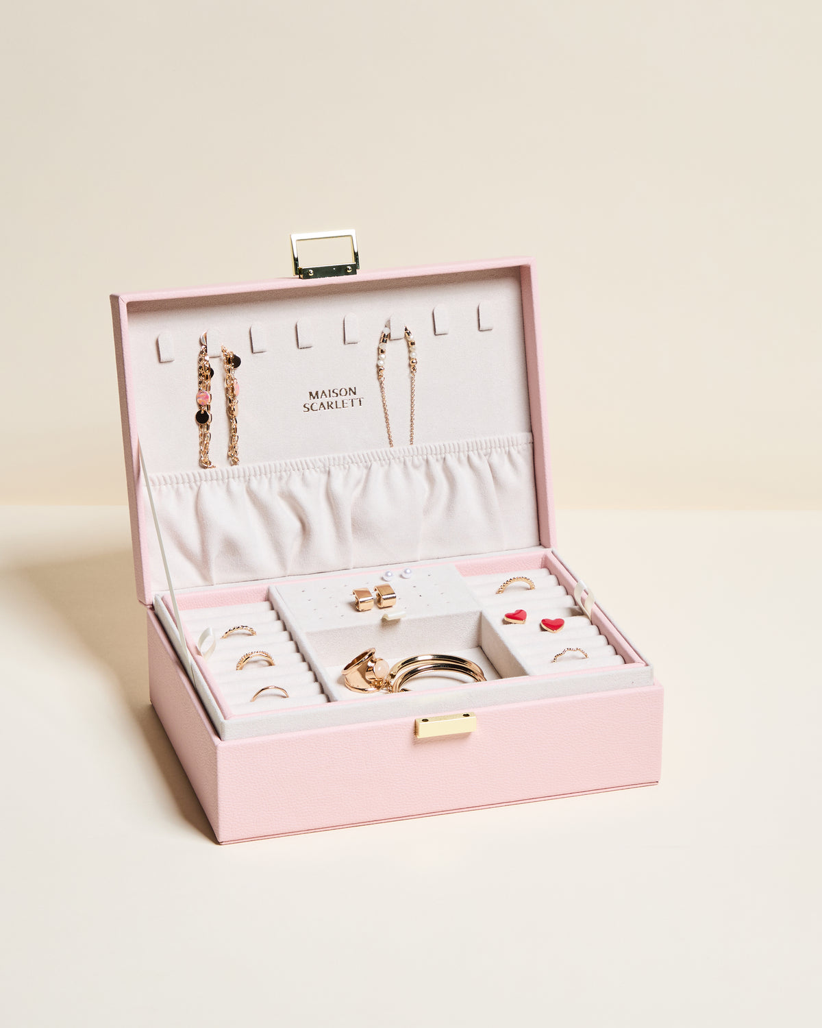 Louise PU leather jewelry box