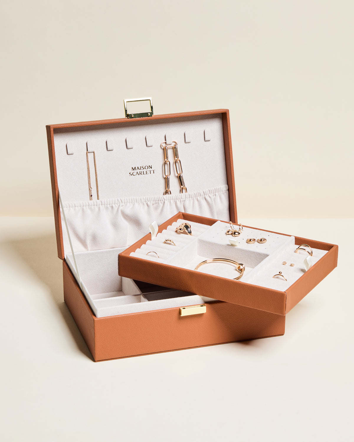 Louise PU Jewelry Box