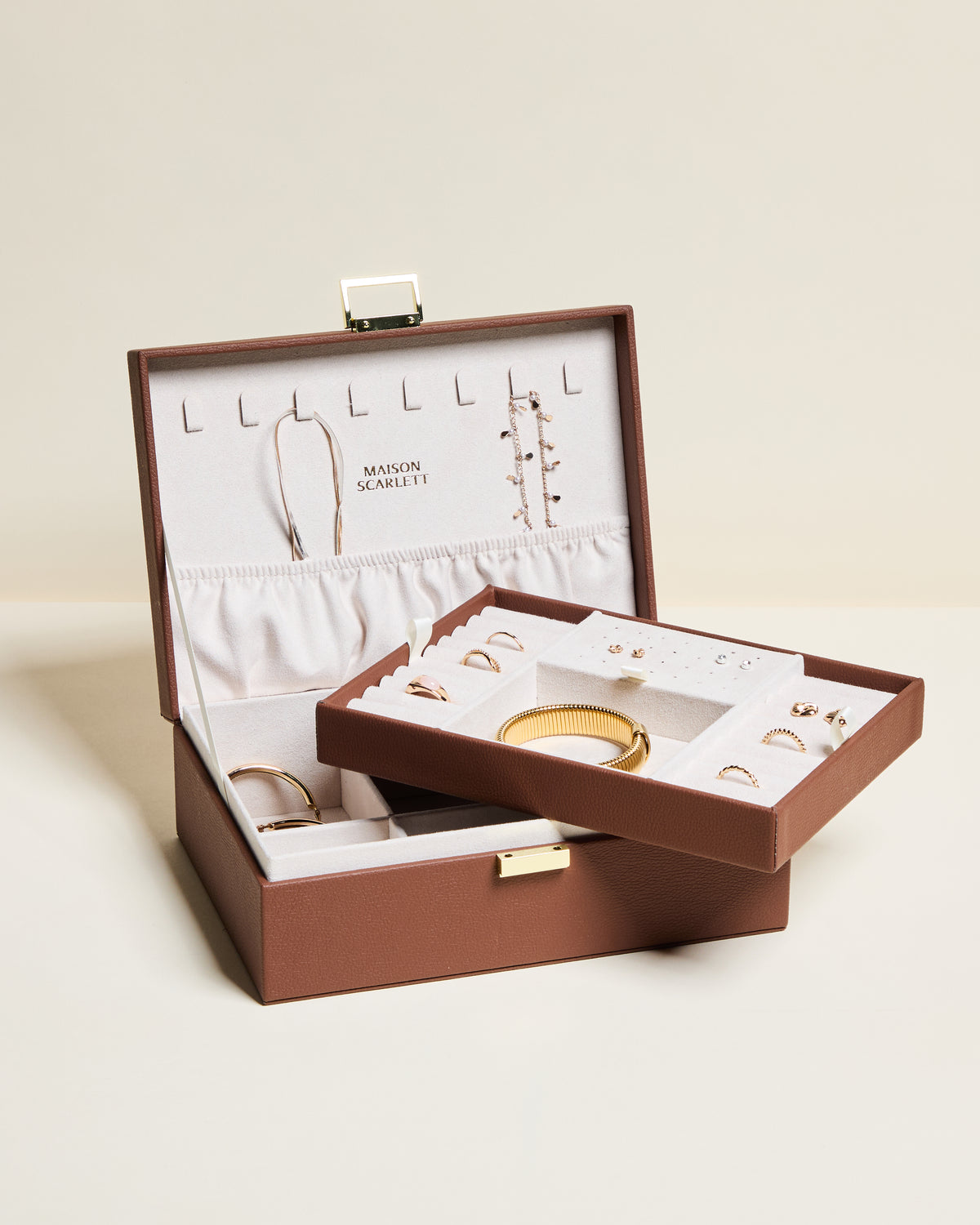 Louise PU Jewelry Box