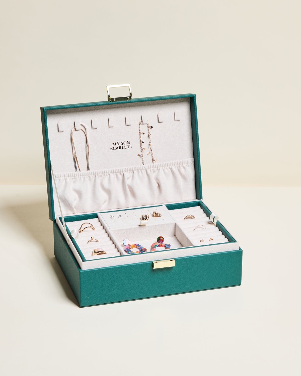 Louise PU leather jewelry box