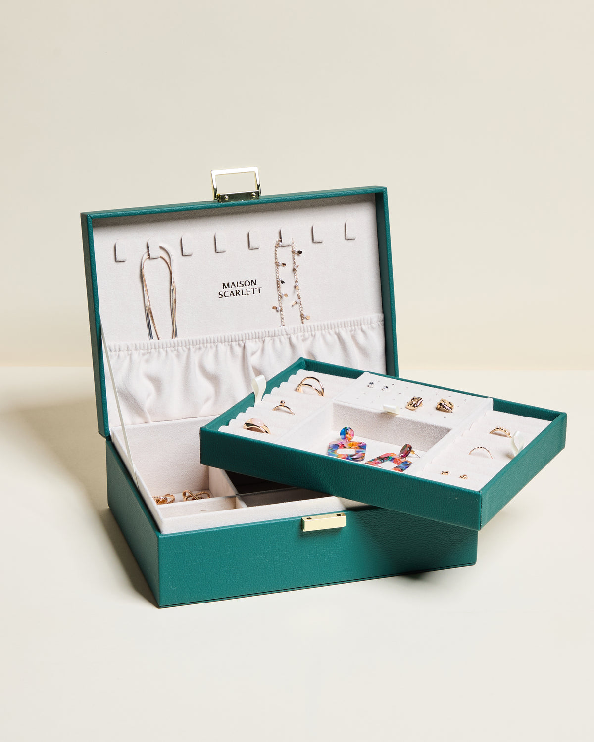 Louise PU leather jewelry box