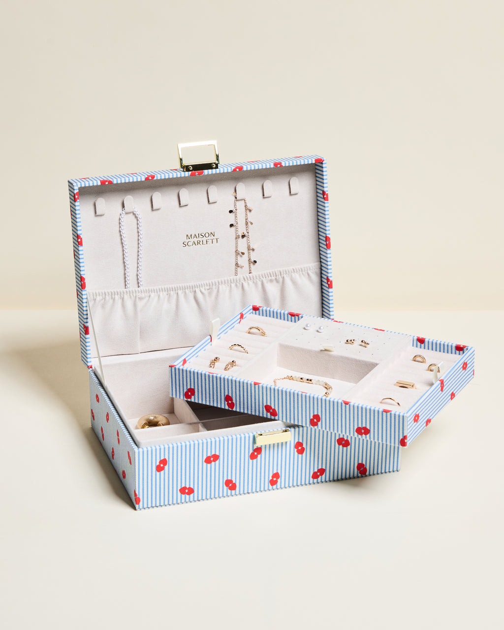 Louise Half-Spoken Jewelry Box
