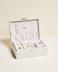 Louise bouclé jewelry box