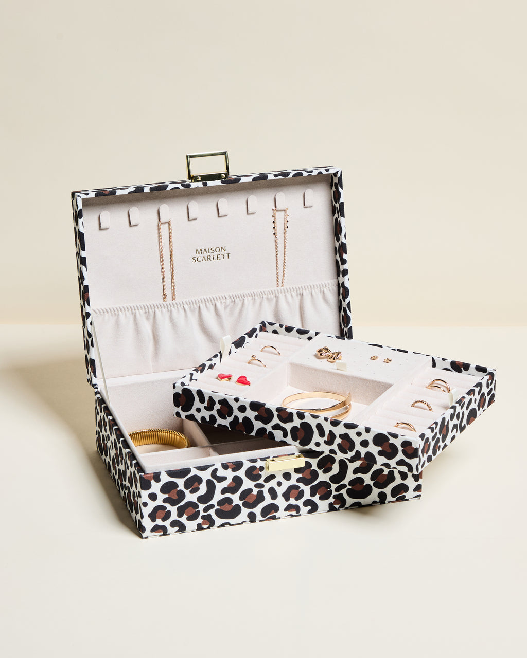 Louise Leopard Jewelry Box