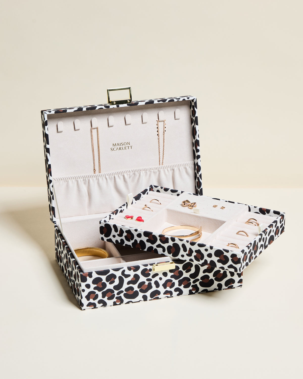Louise Leopard Jewelry Box