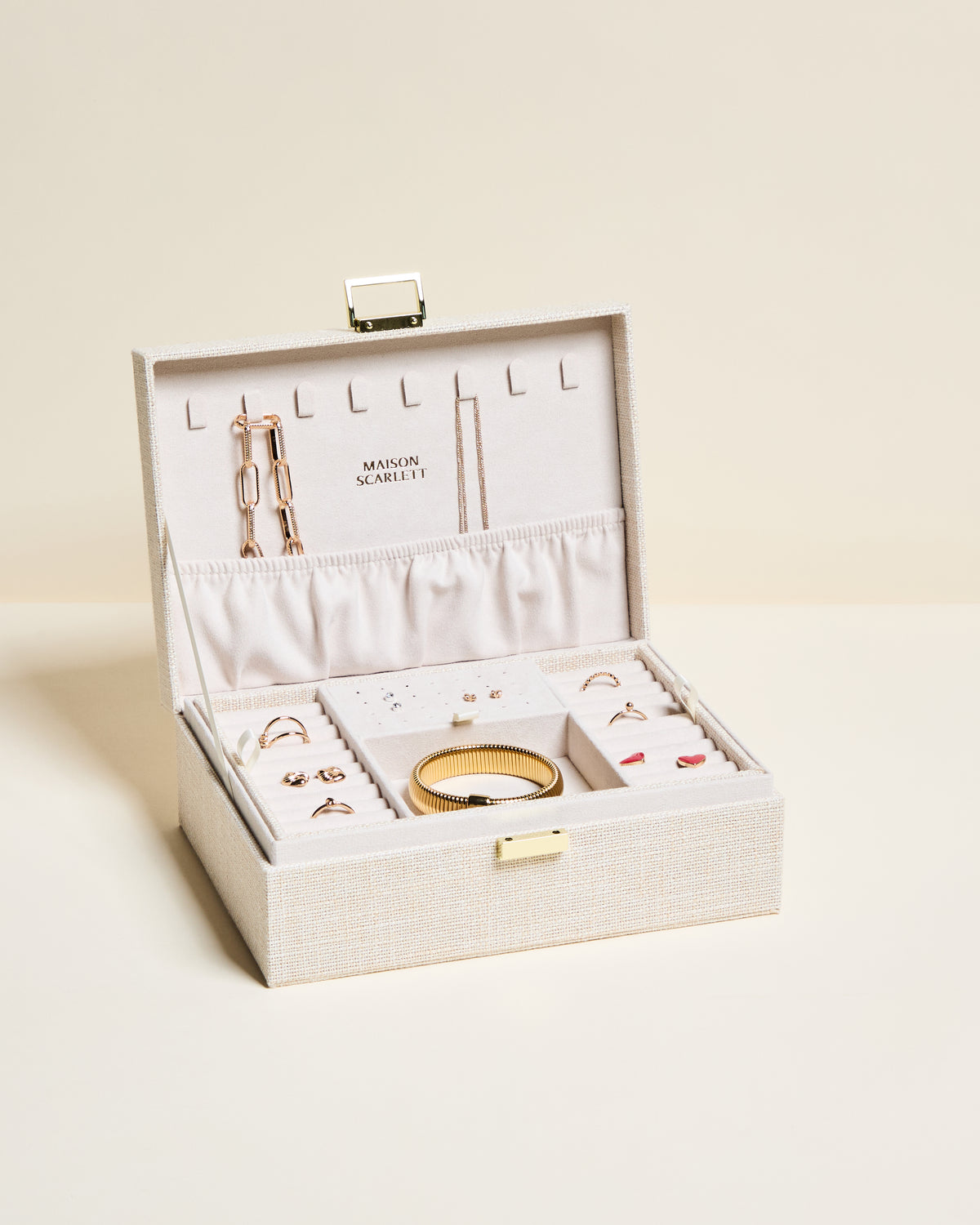 Louise Linen Jewelry Box