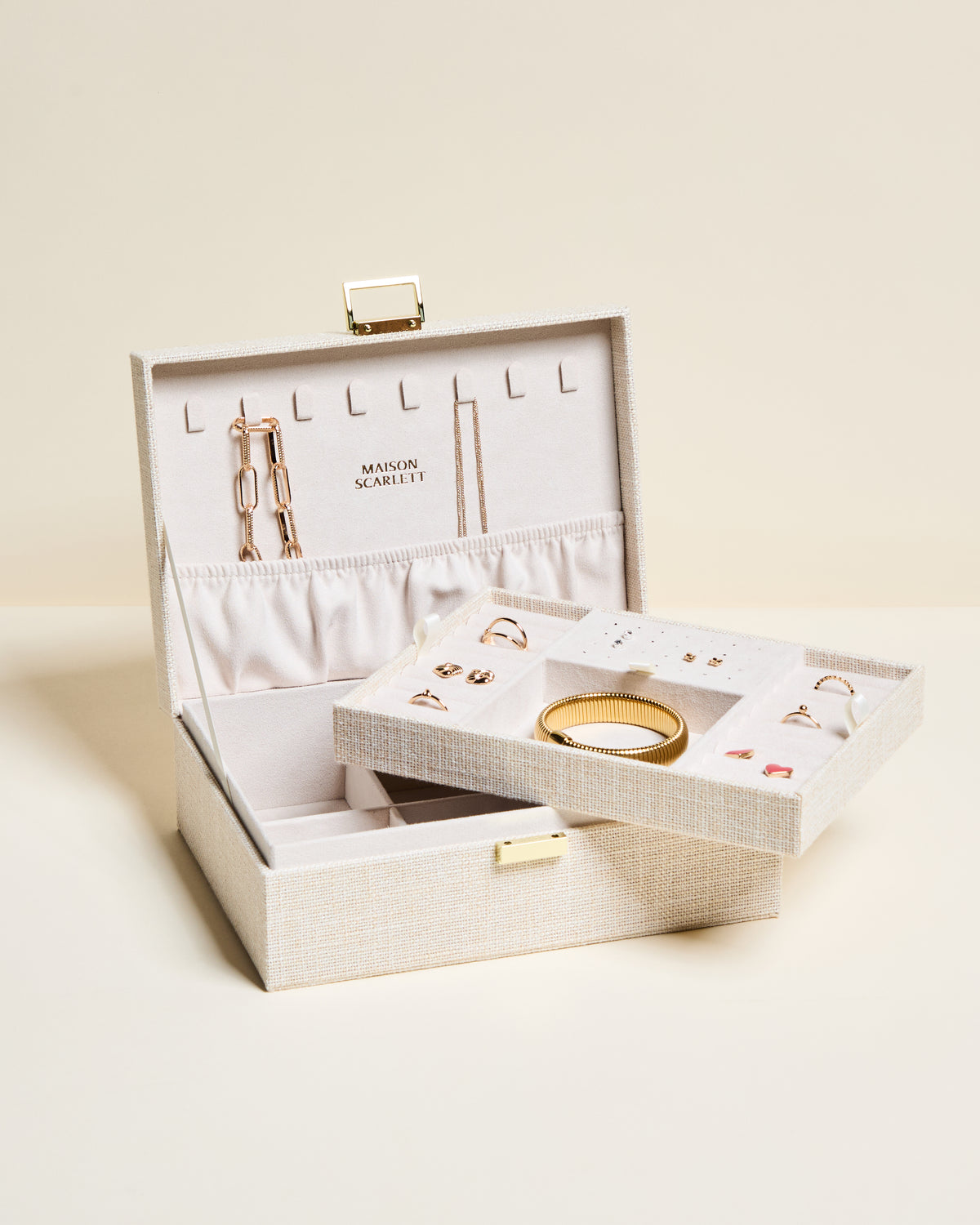 Louise Linen Jewelry Box