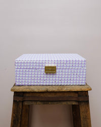 Louise Houndstooth Jewelry Box - Outlet