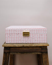 Louise Houndstooth Jewelry Box - Outlet