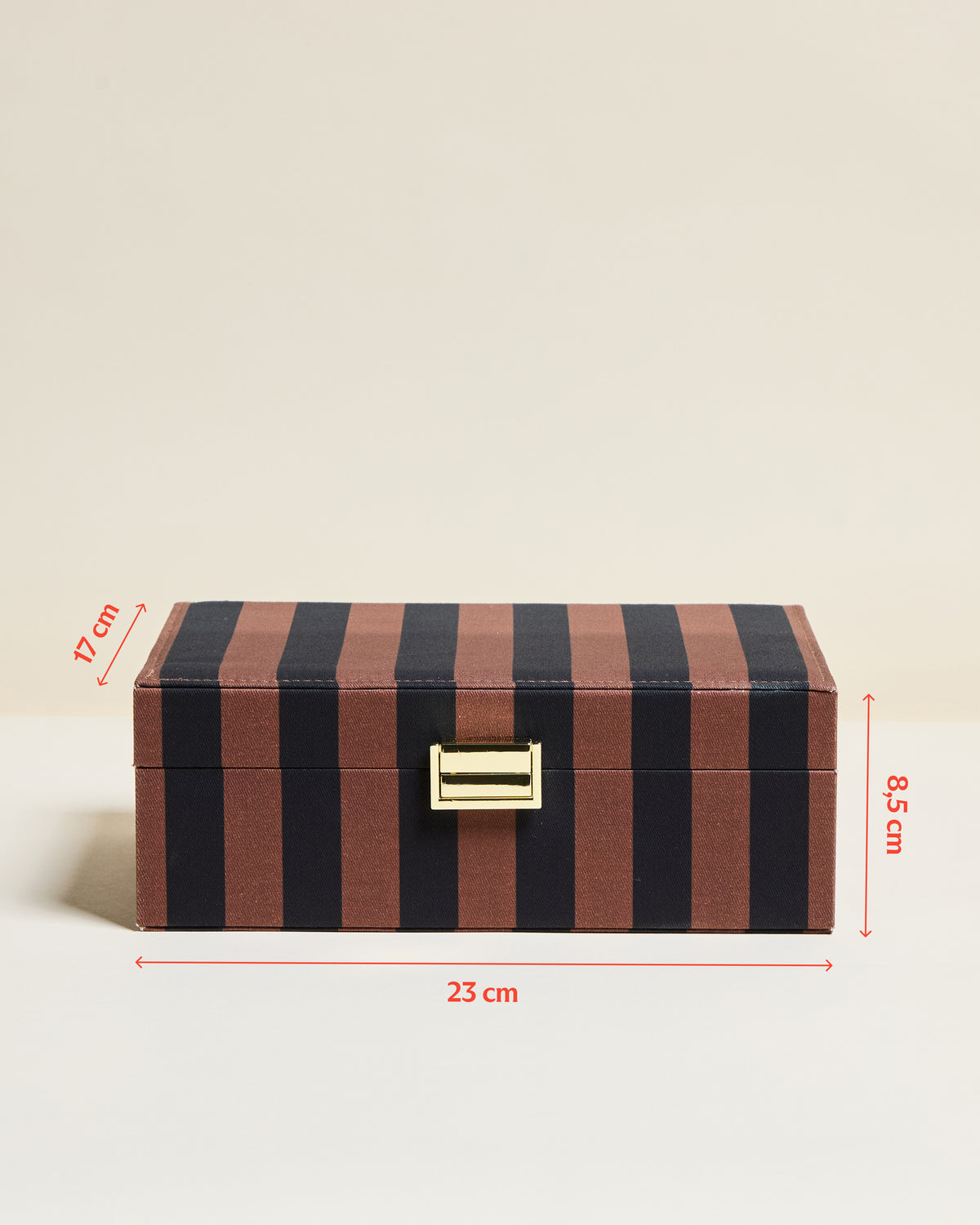 Louise Stripes Jewelry Box