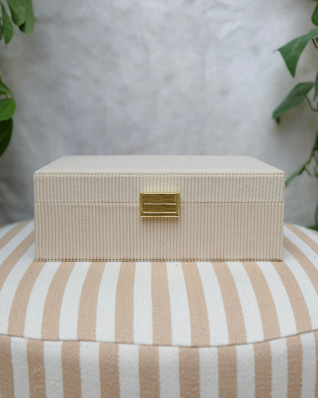 Louise Corduroy Jewelry Box - Outlet