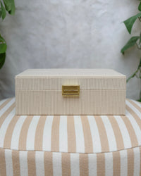 Louise Corduroy Jewelry Box - Outlet