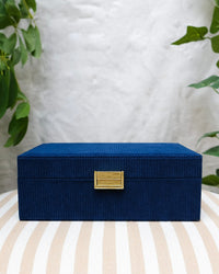 Louise Corduroy Jewelry Box - Outlet
