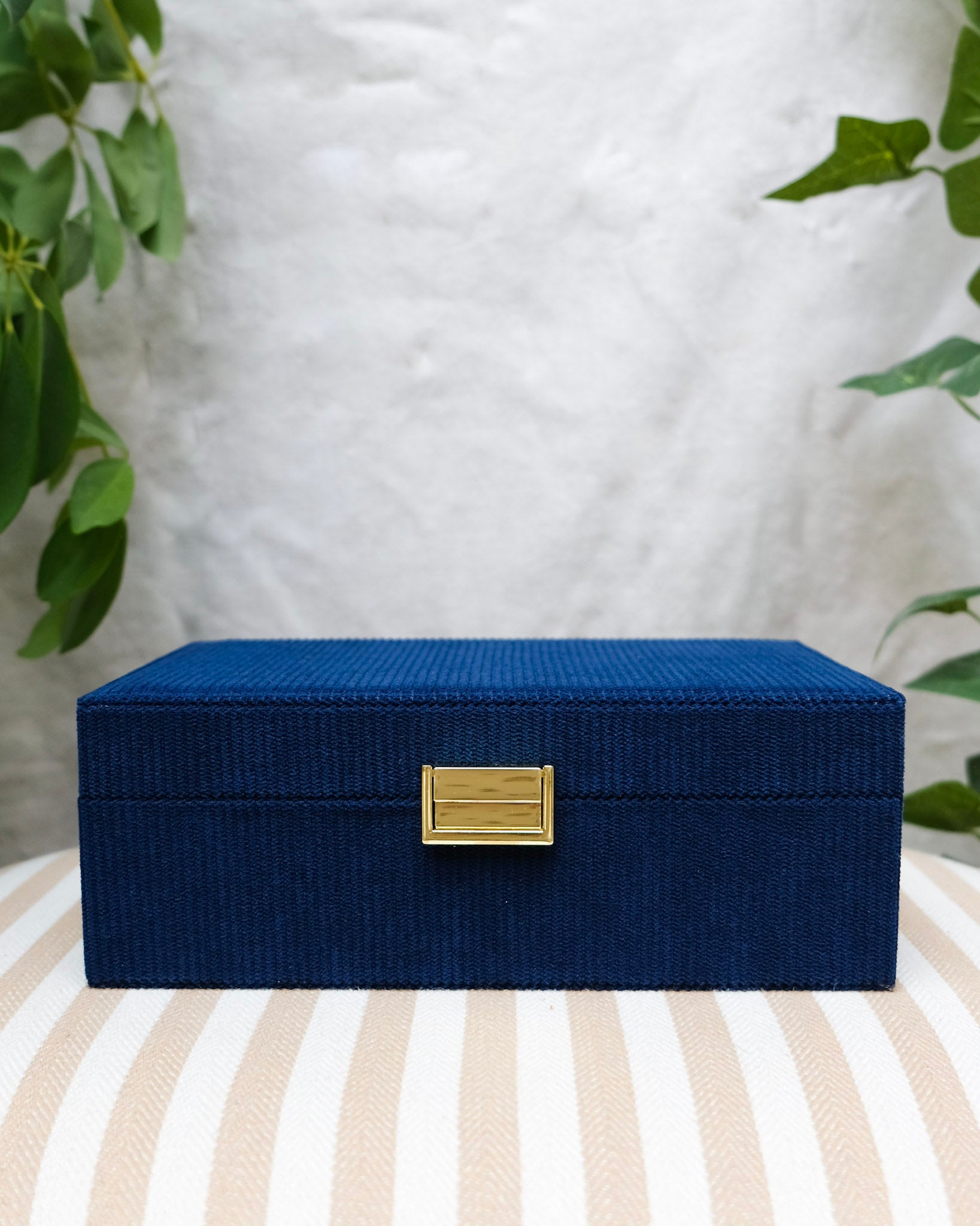 Louise Corduroy Jewelry Box - Outlet