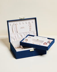Louise corduroy velvet jewellery box