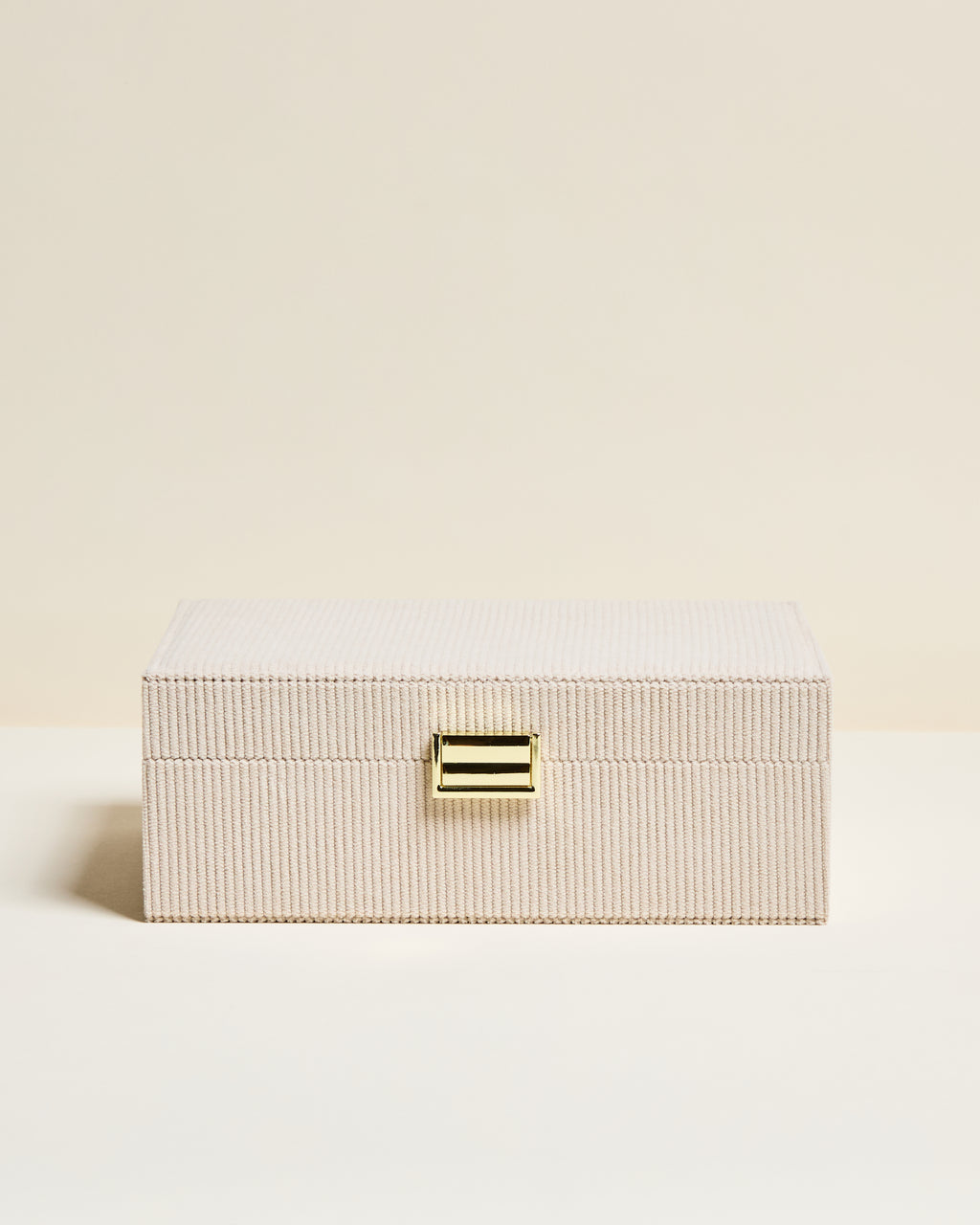 Louise corduroy velvet jewellery box