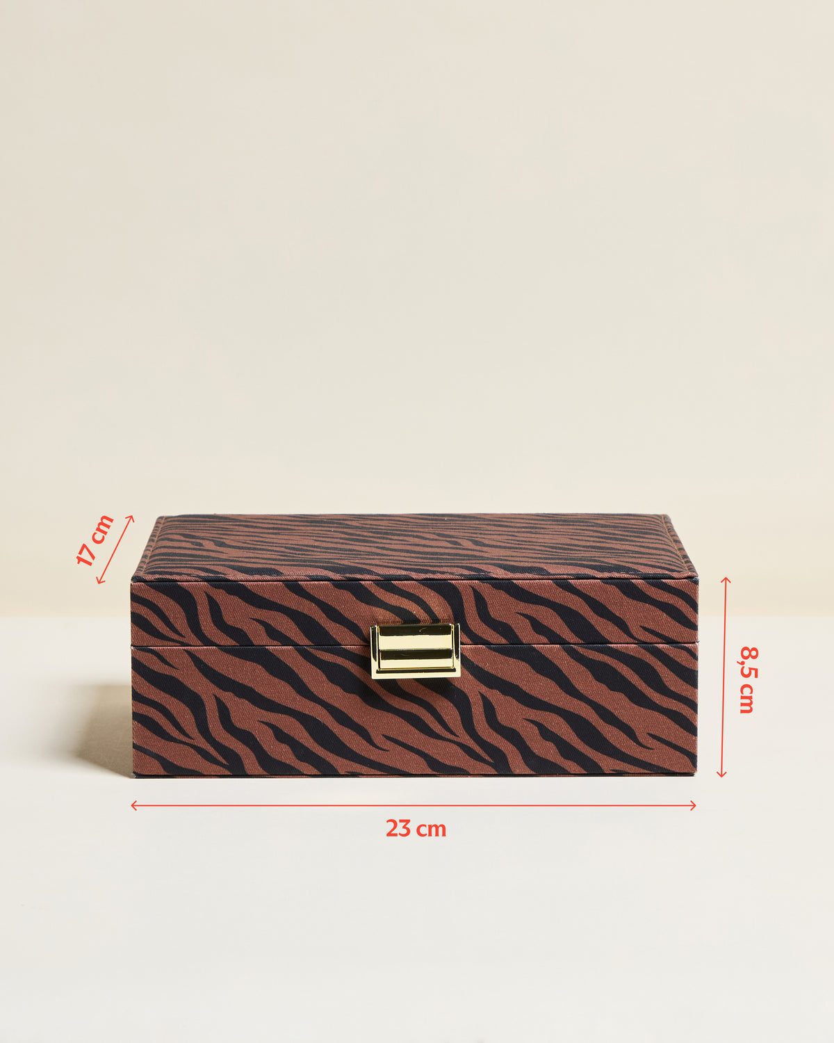 Louise Zebra Jewelry Box