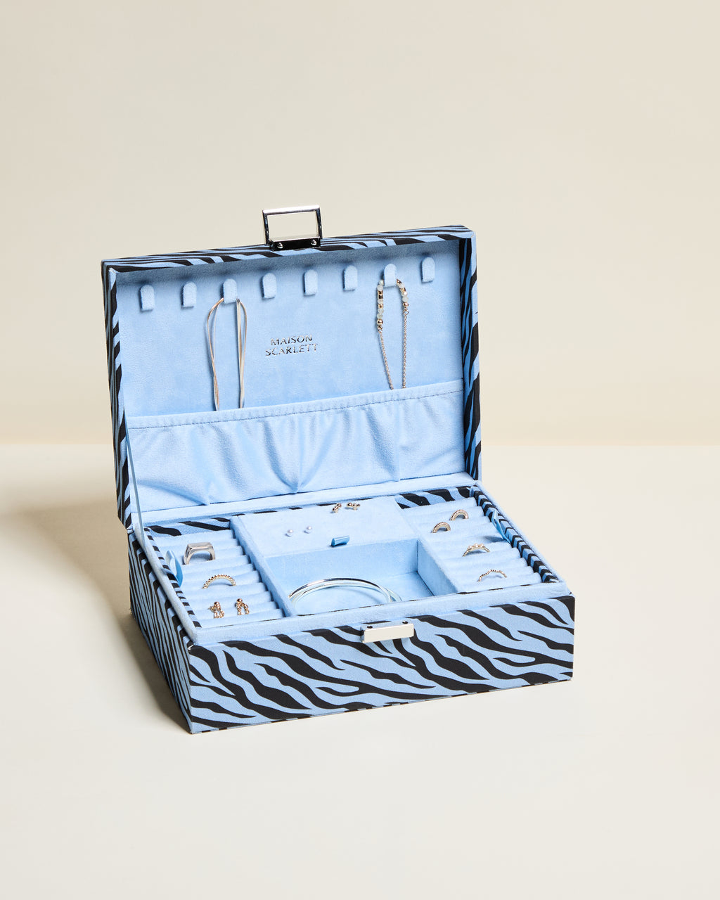Louise Zebra Jewelry Box