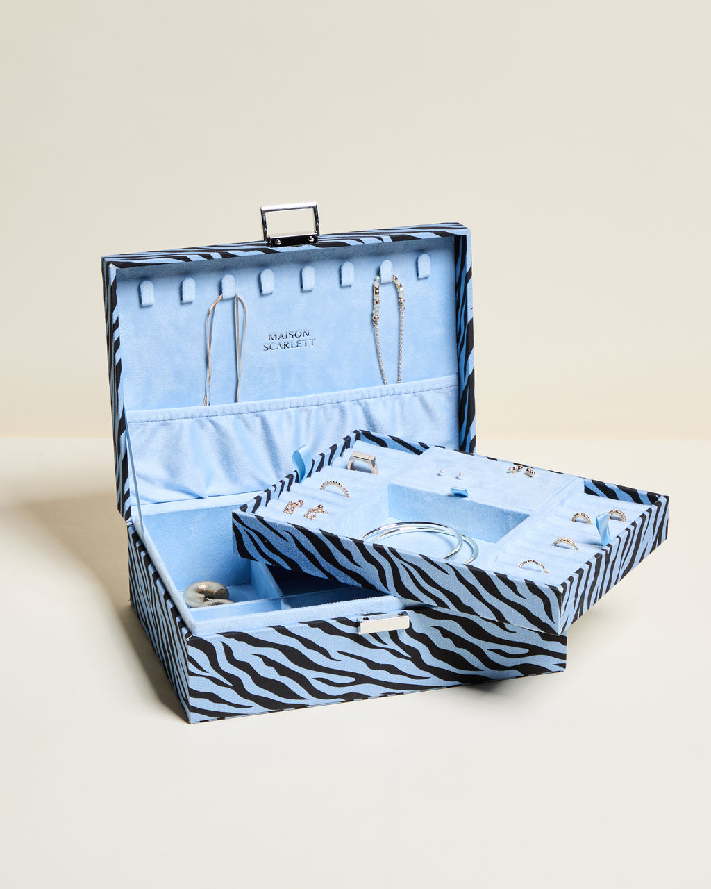 Louise Zebra Jewelry Box