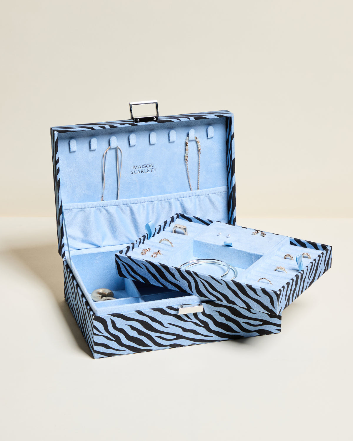 Louise Zebra Jewelry Box