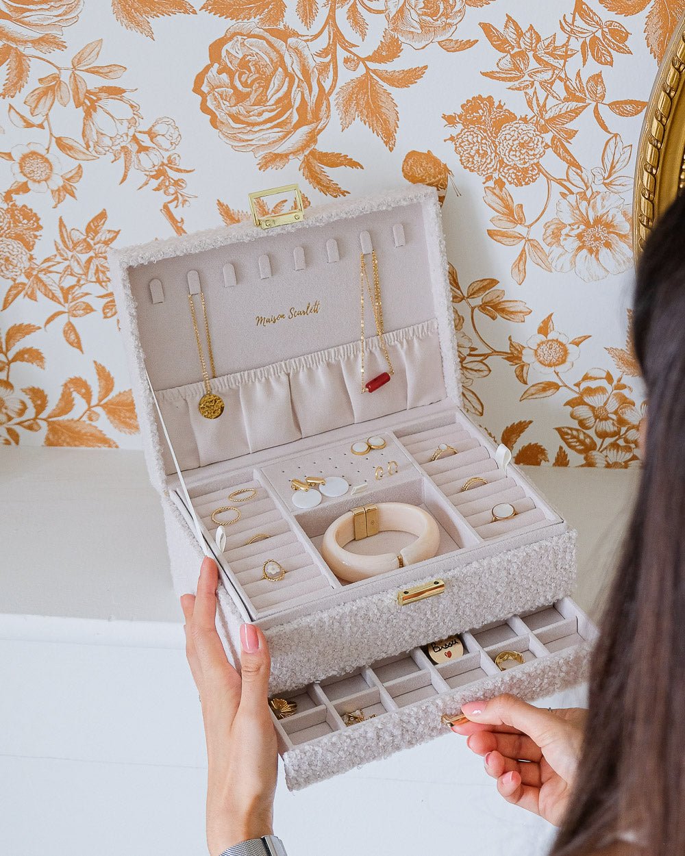 Denise Fluffy Jewelry Box - Outlet