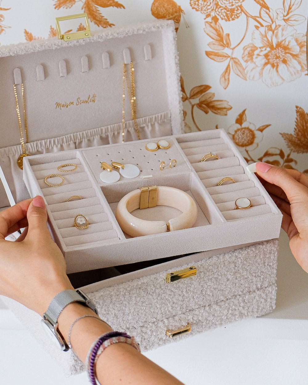 Denise Fluffy Jewelry Box - Outlet