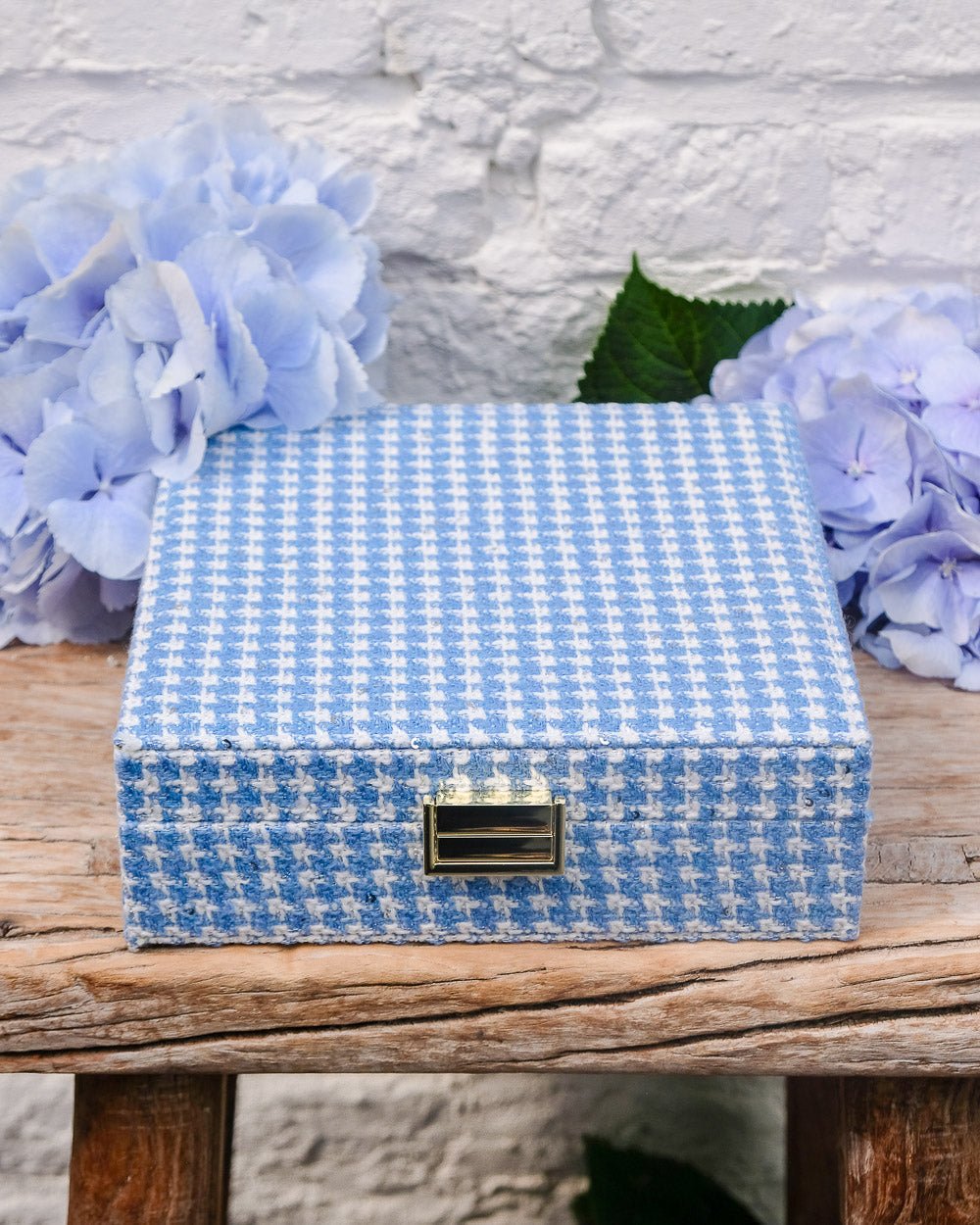 Anne houndstooth jewelry box - outlet