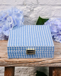 Anne houndstooth jewelry box - outlet