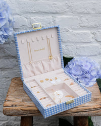 Anne houndstooth jewelry box - outlet