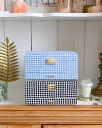 Denise houndstooth jewelry box - outlet