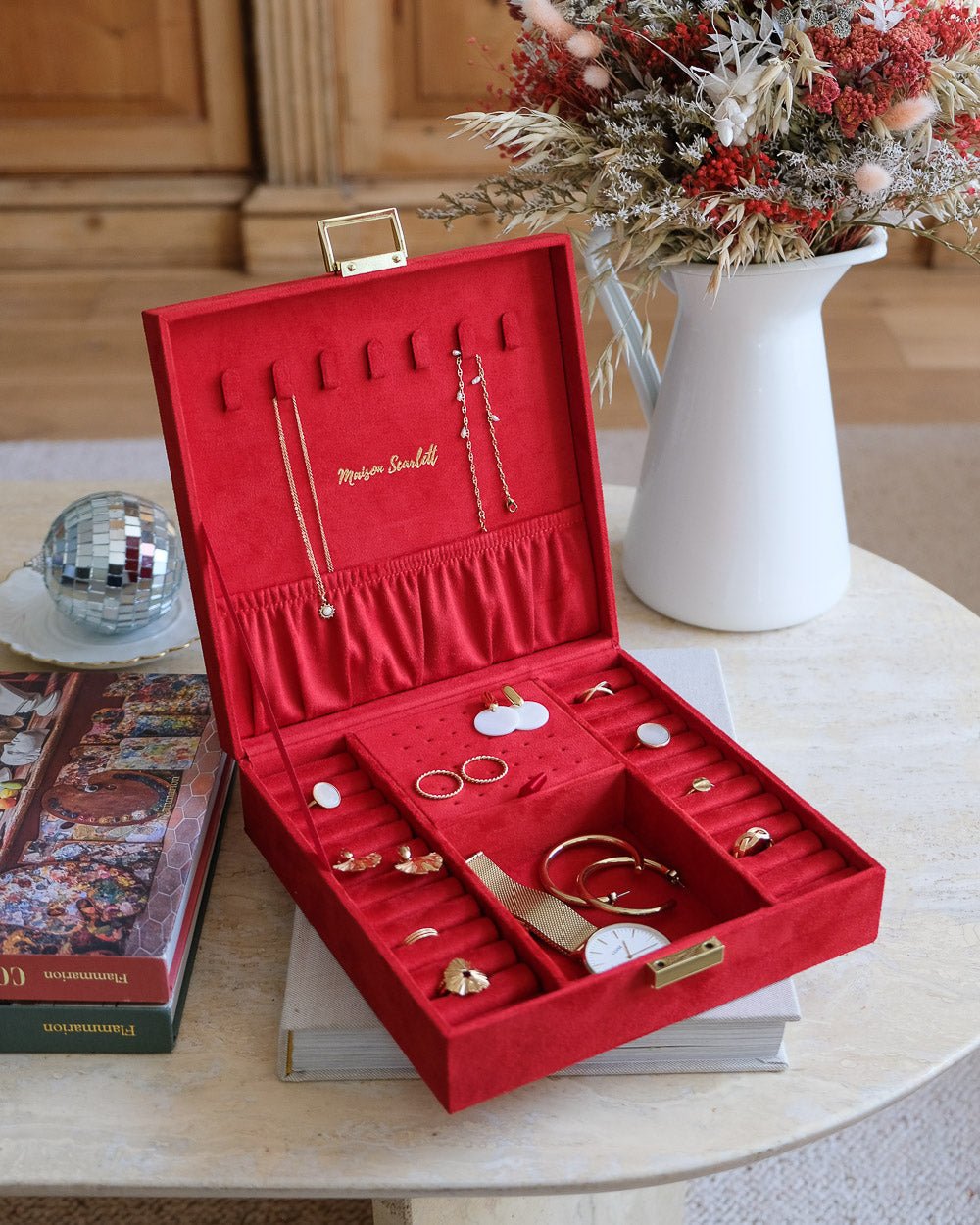 Anne Velvet Jewelry Box - Outlet