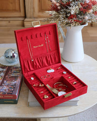 Anne Velvet Jewelry Box - Outlet