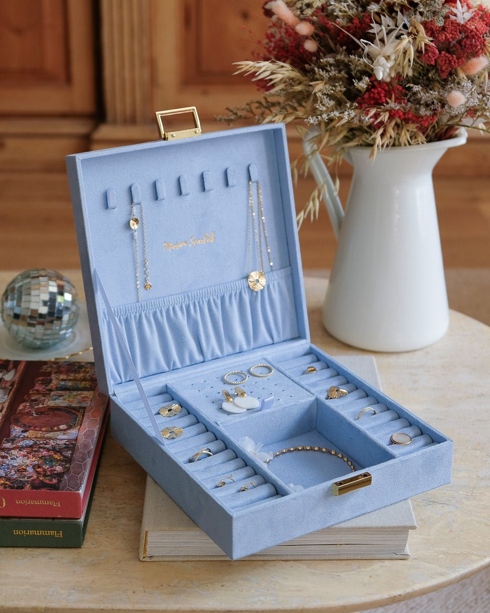 Anne Velvet Jewelry Box - Outlet