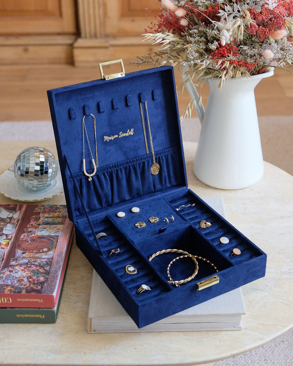 Anne Velvet Jewelry Box - Outlet