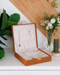 Anne corduroy jewelry box - outlet