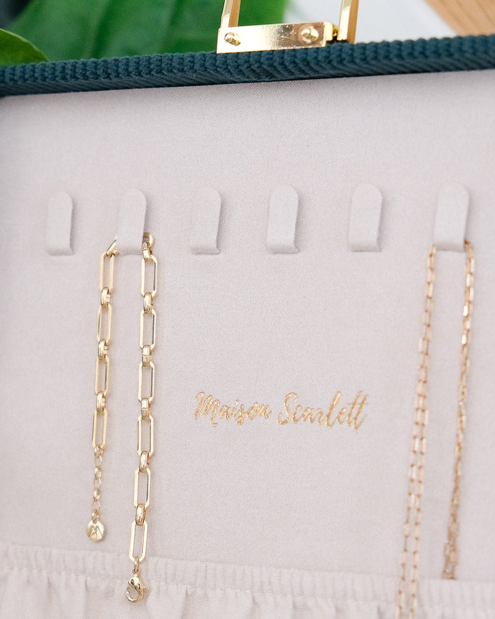 Anne corduroy jewelry box - outlet