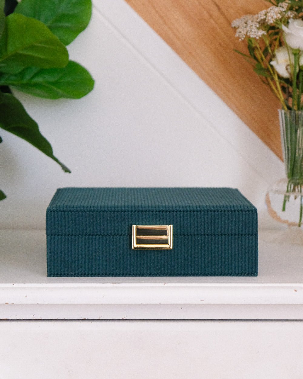 Anne corduroy jewelry box - outlet
