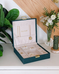Anne corduroy jewelry box - outlet