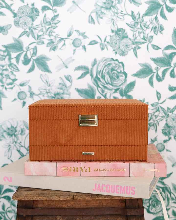 Denise corduroy jewelry box