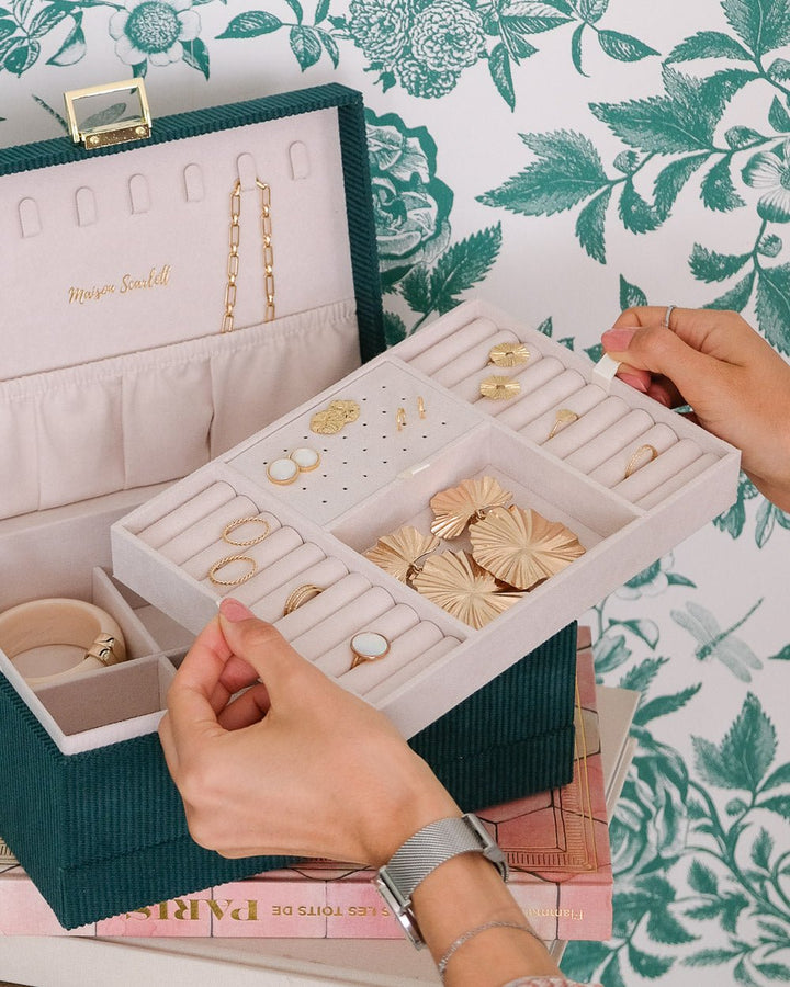 Denise corduroy jewelry box