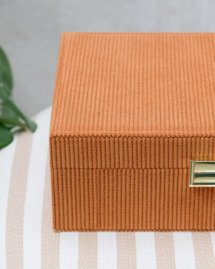 Louise corduroy jewelry box