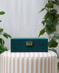 Louise Corduroy Jewelry Box - Outlet