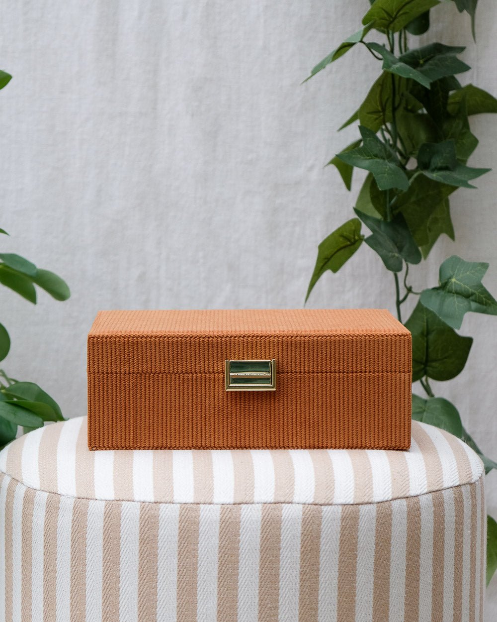 Louise Corduroy Jewelry Box - Outlet