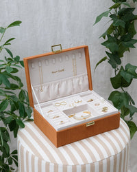 Louise Corduroy Jewelry Box - Outlet