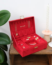Louise Velvet Jewelry Box - Outlet