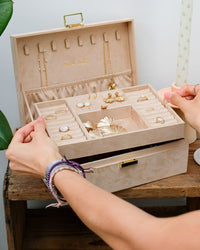 Louise Velvet Jewelry Box - Outlet